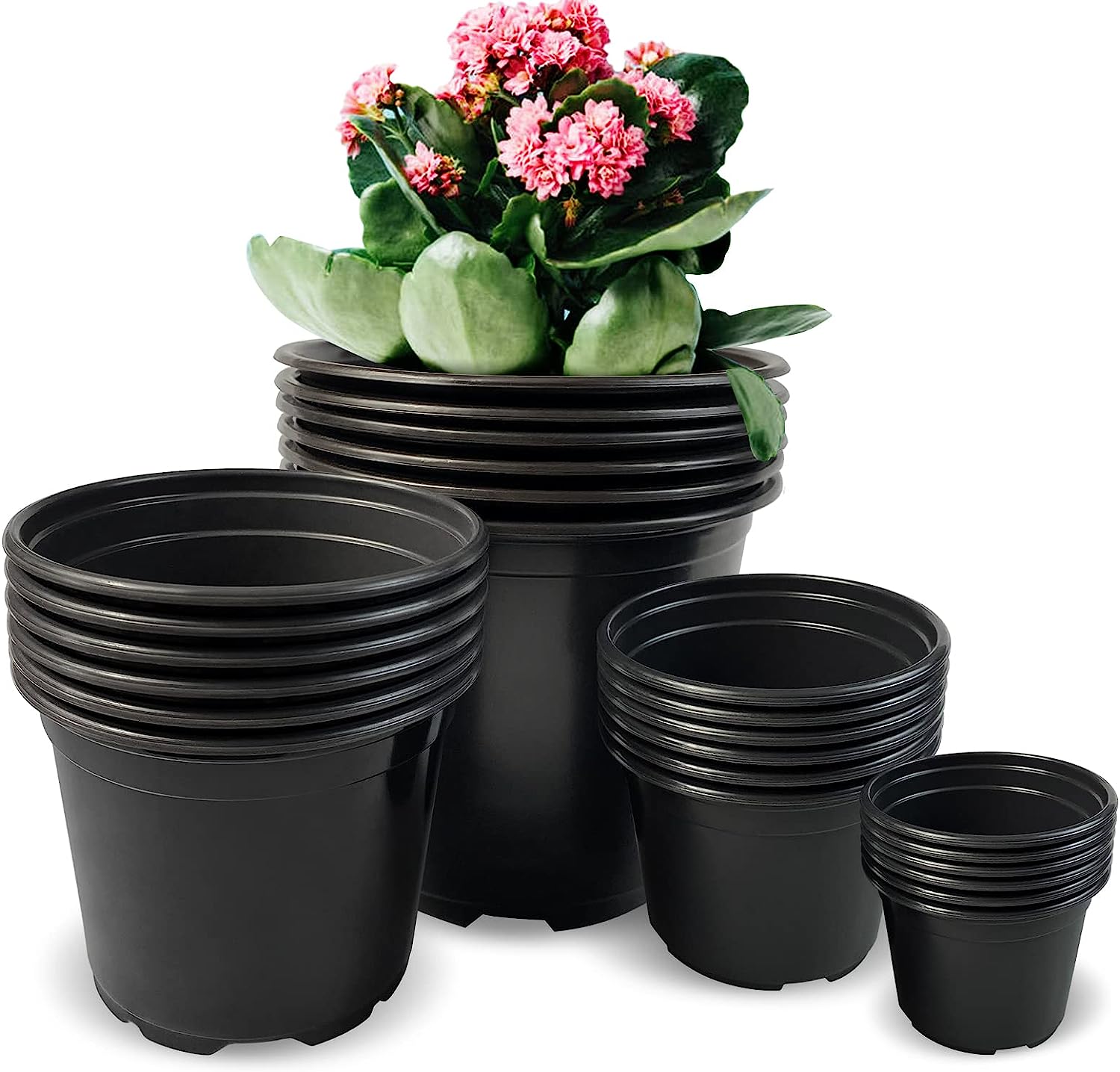 Leafy Tales Plastic Pot - Lightweight, Strong