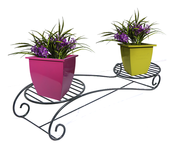 2 Ring Pot Stand For 2 Planter 