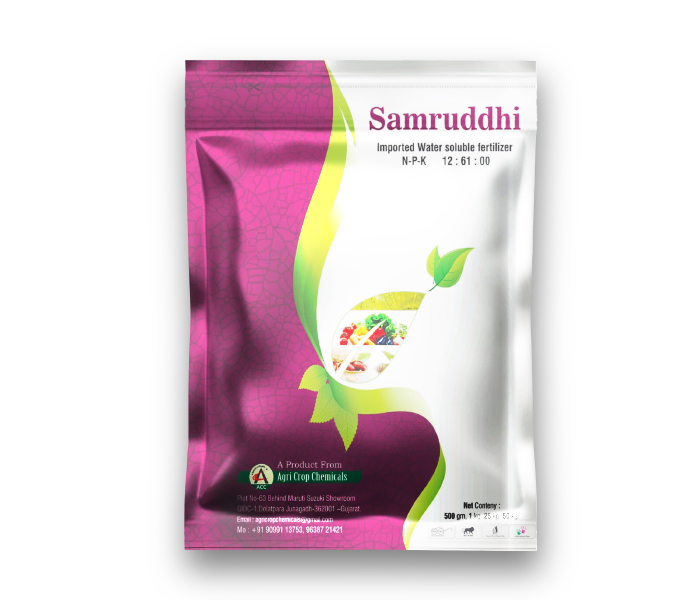 Water Soluble Fertilizer NPK 12:61:00 Samruddhi Fertilizer Weight - 1 Kg