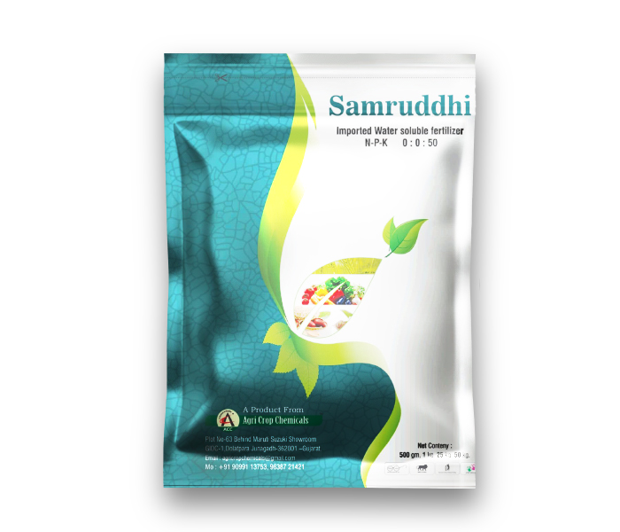 Water Soluble Fertilizer NPK 00:00:50 Samruddhi Weight - 1 Kg